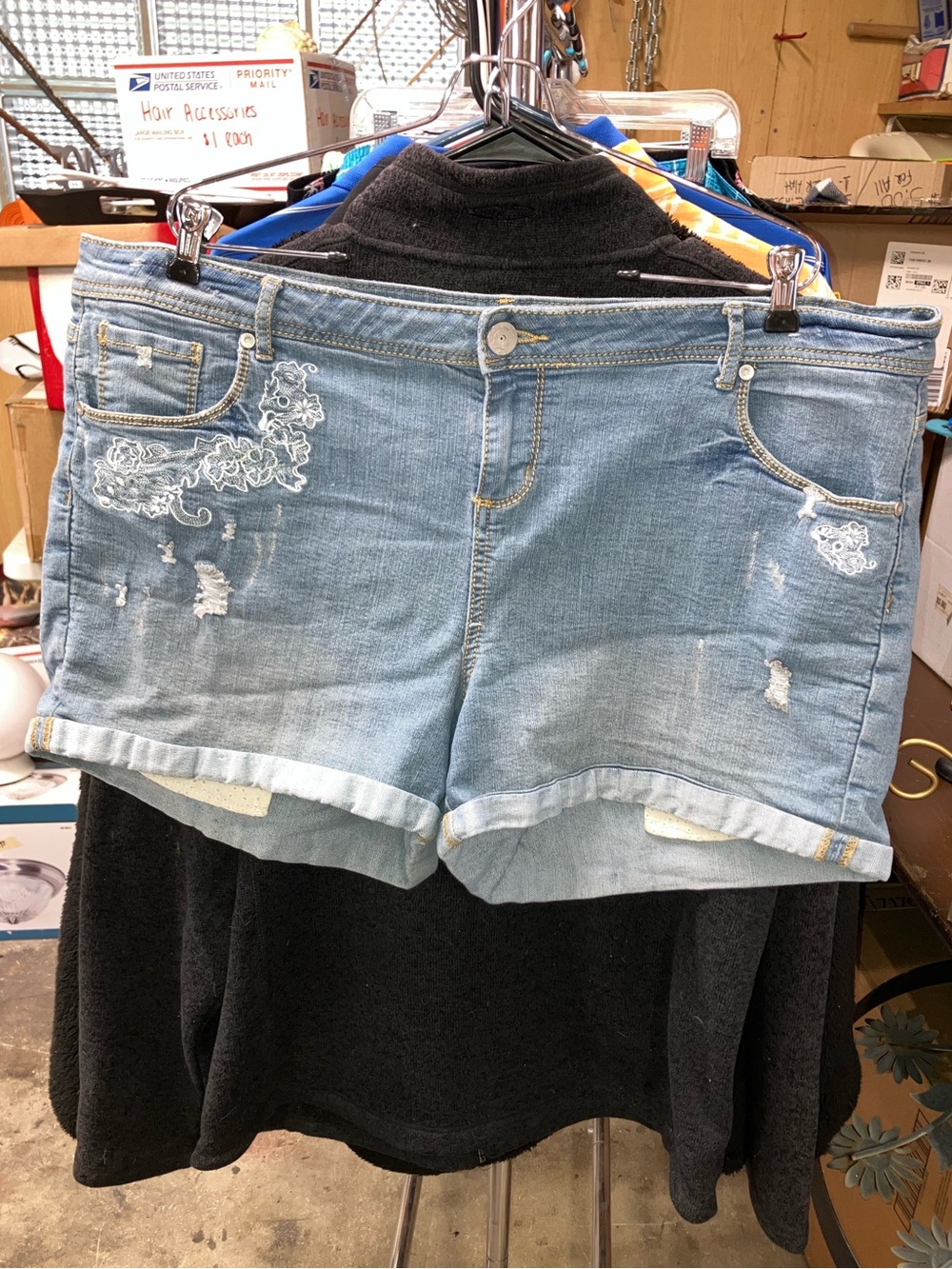 Plus Size Jean Shorts